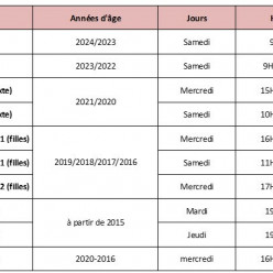 Inscriptions 2026/2027